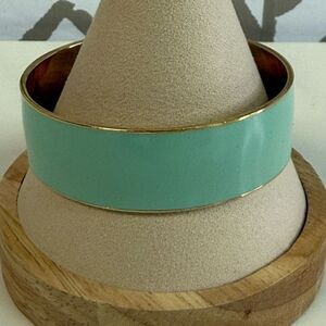 J Crew Mint Green Thick Bangle Bracelet